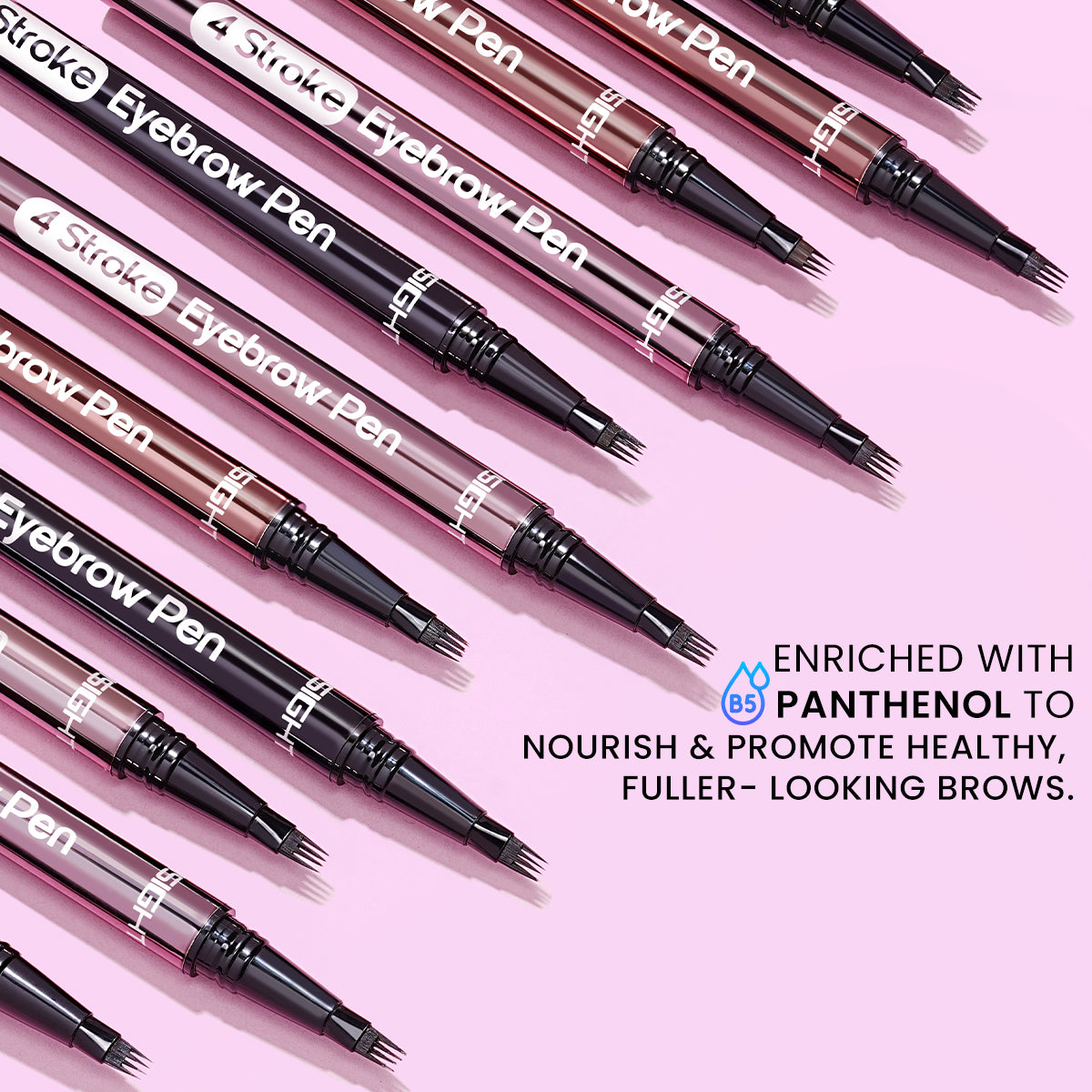 Insight Cosmetics 4 Stroke Eyebrow Pen, Black — photo 4