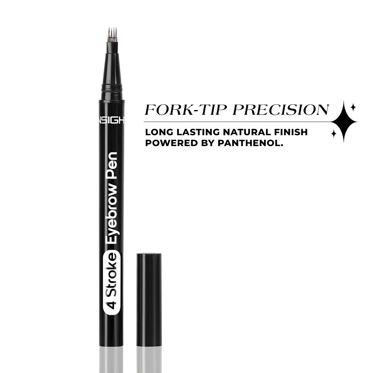 Insight Cosmetics 4 Stroke Eyebrow Pen, Brown
