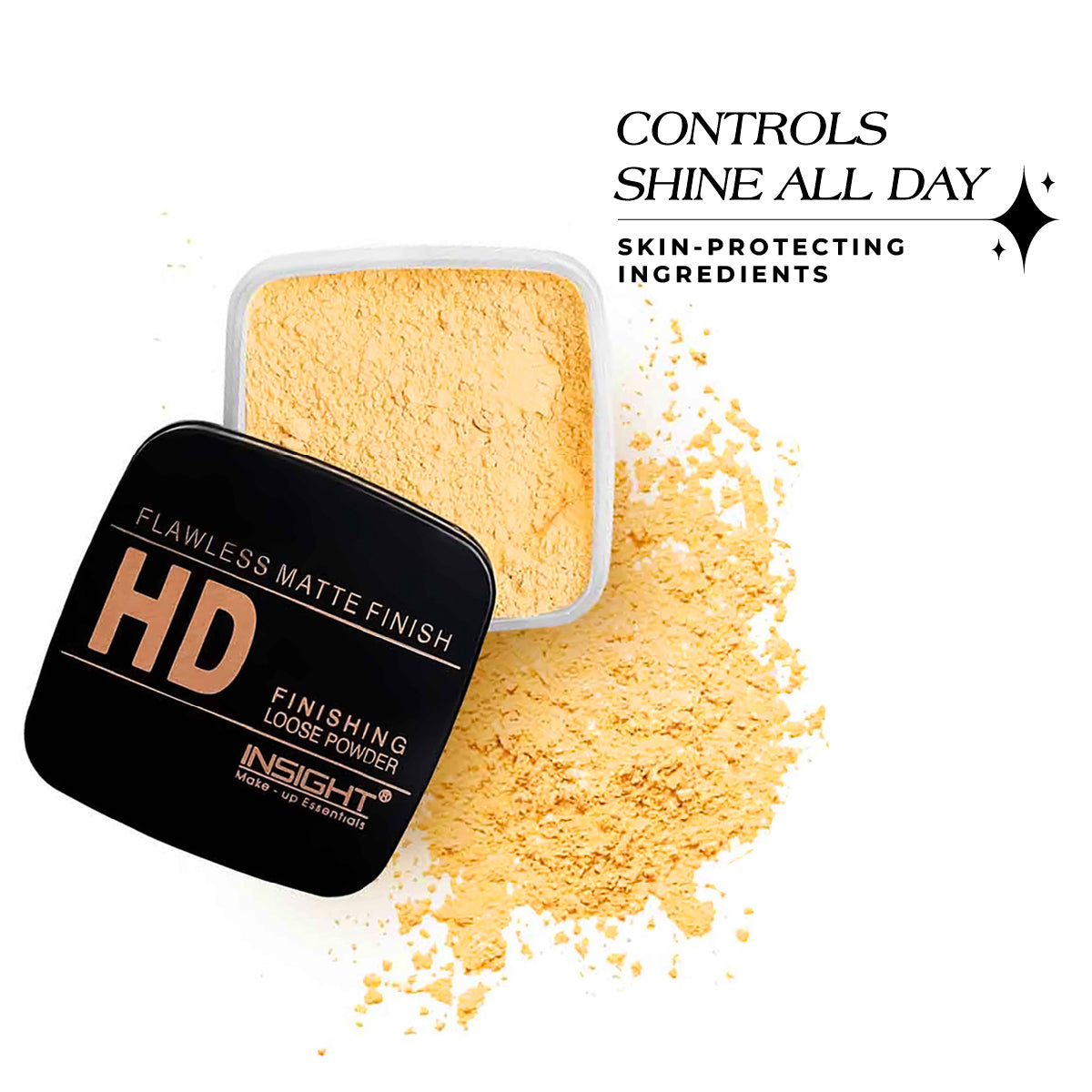 Insight Cosmetics HD Finishing Loose Powder, Honey