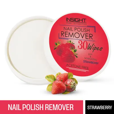 Insight Cosmetics Nail Polish Remover Wipes - 30, Lemon