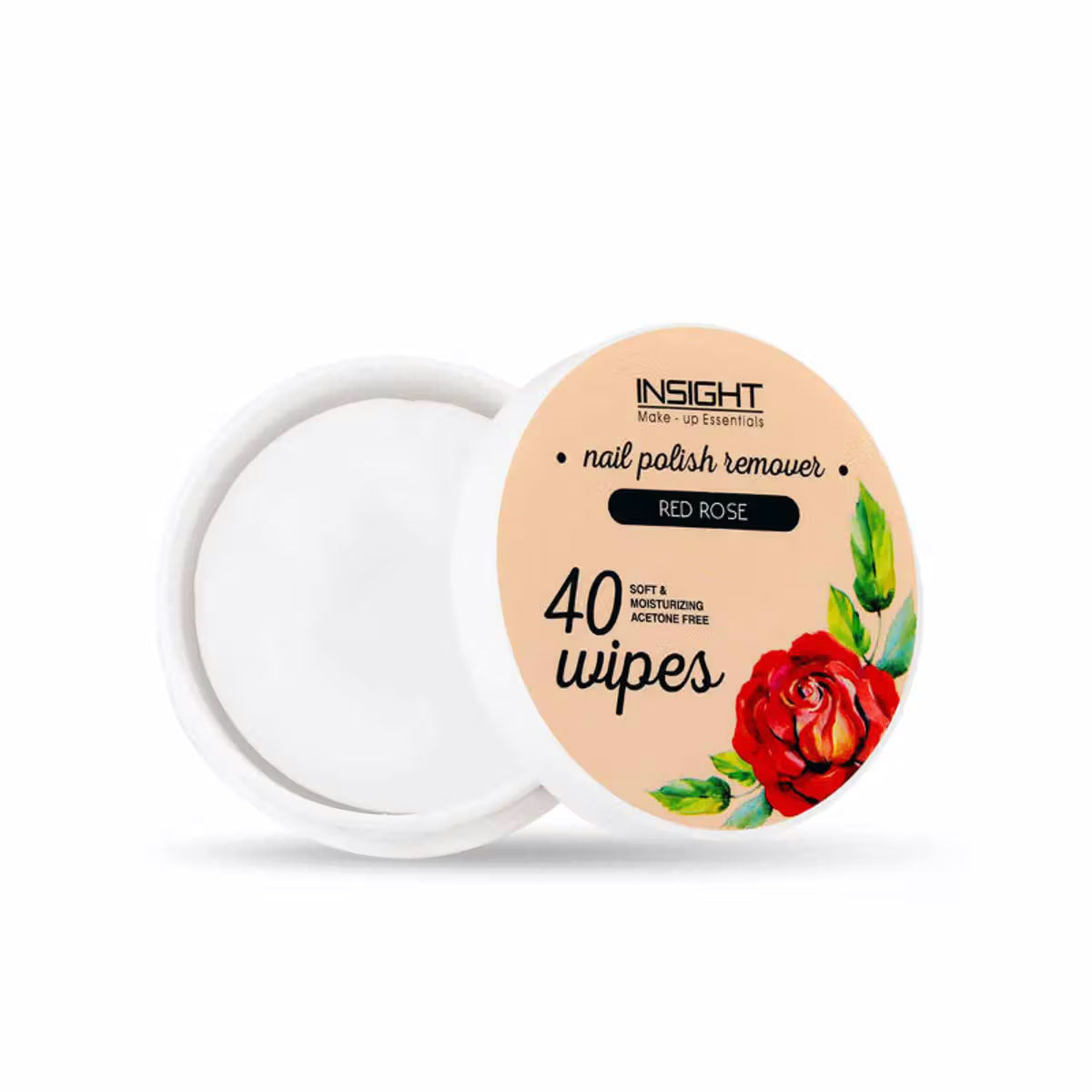Insight Cosmetics Nail Polish Remover Wipes - 40, Musk