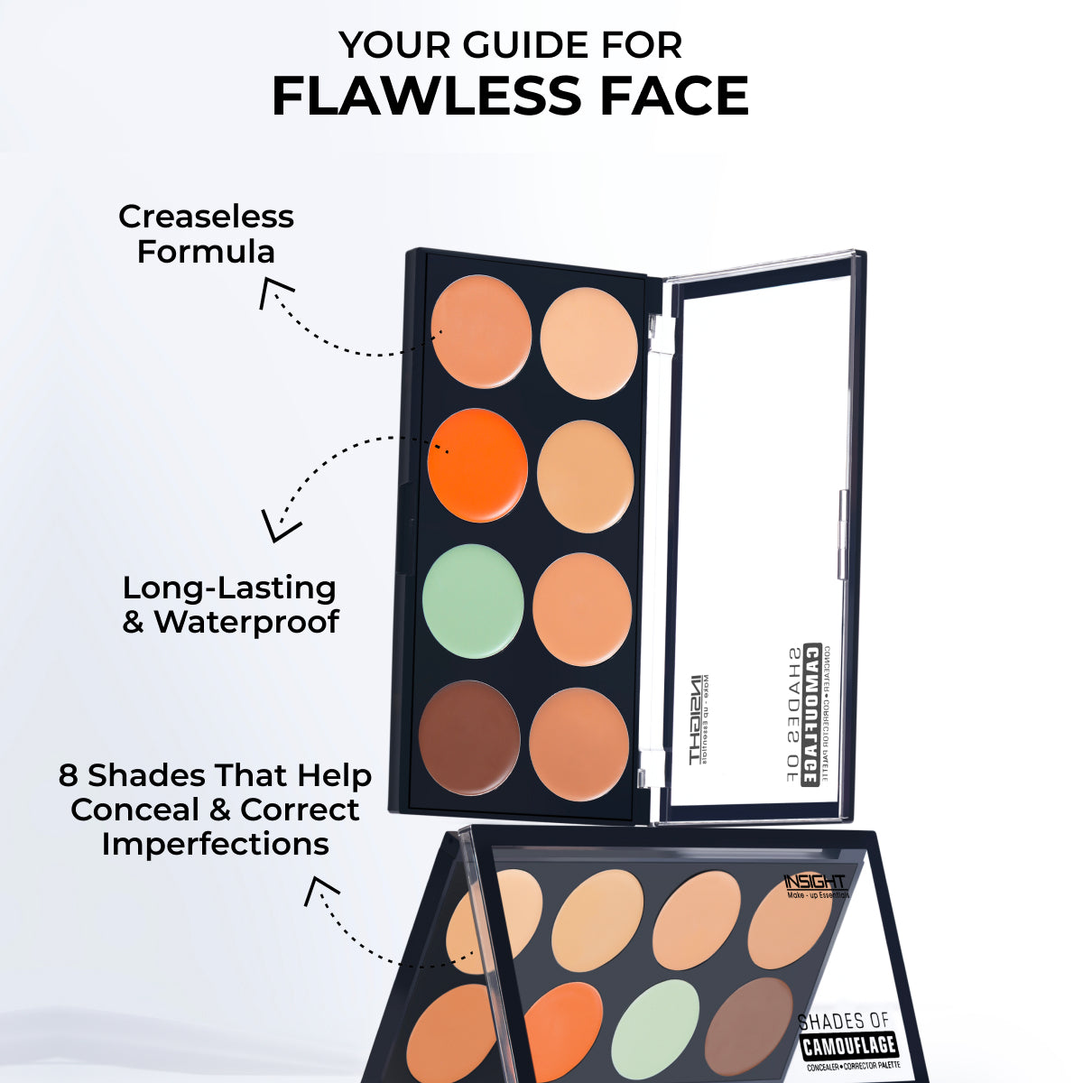 Insight Cosmetics Shades Of Camouflage Concealer Corrector Palette — photo 4