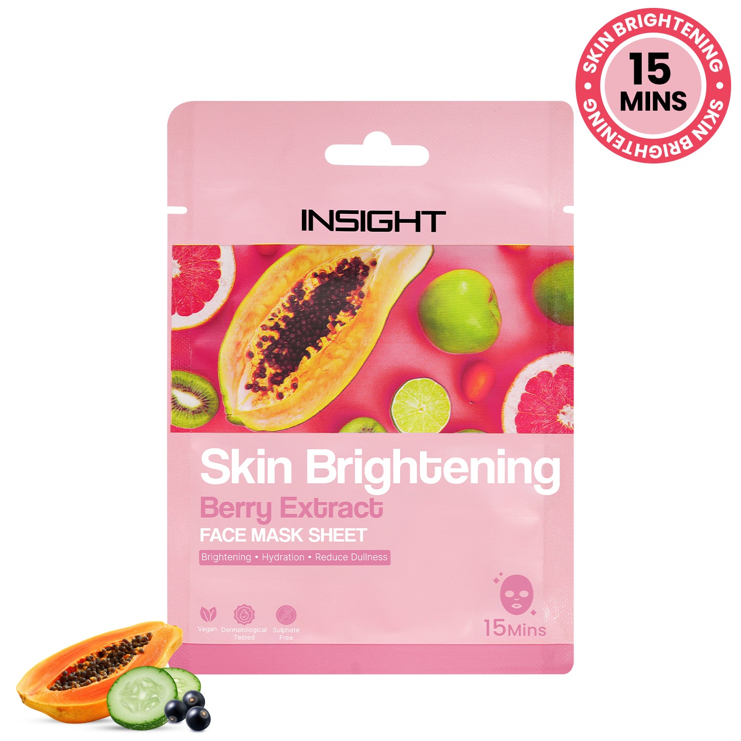 Insight Cosmetics Skin Brightening Face Mask Sheet