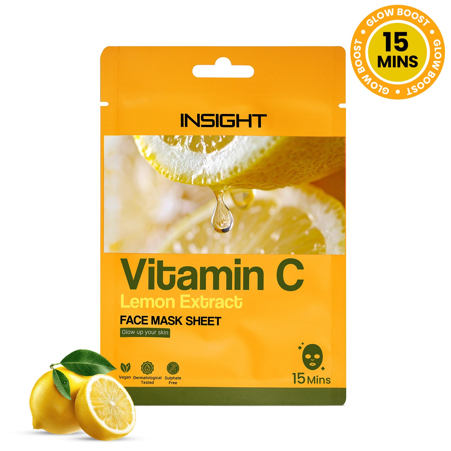 Insight Cosmetics Vitamin C Face Sheet Mask