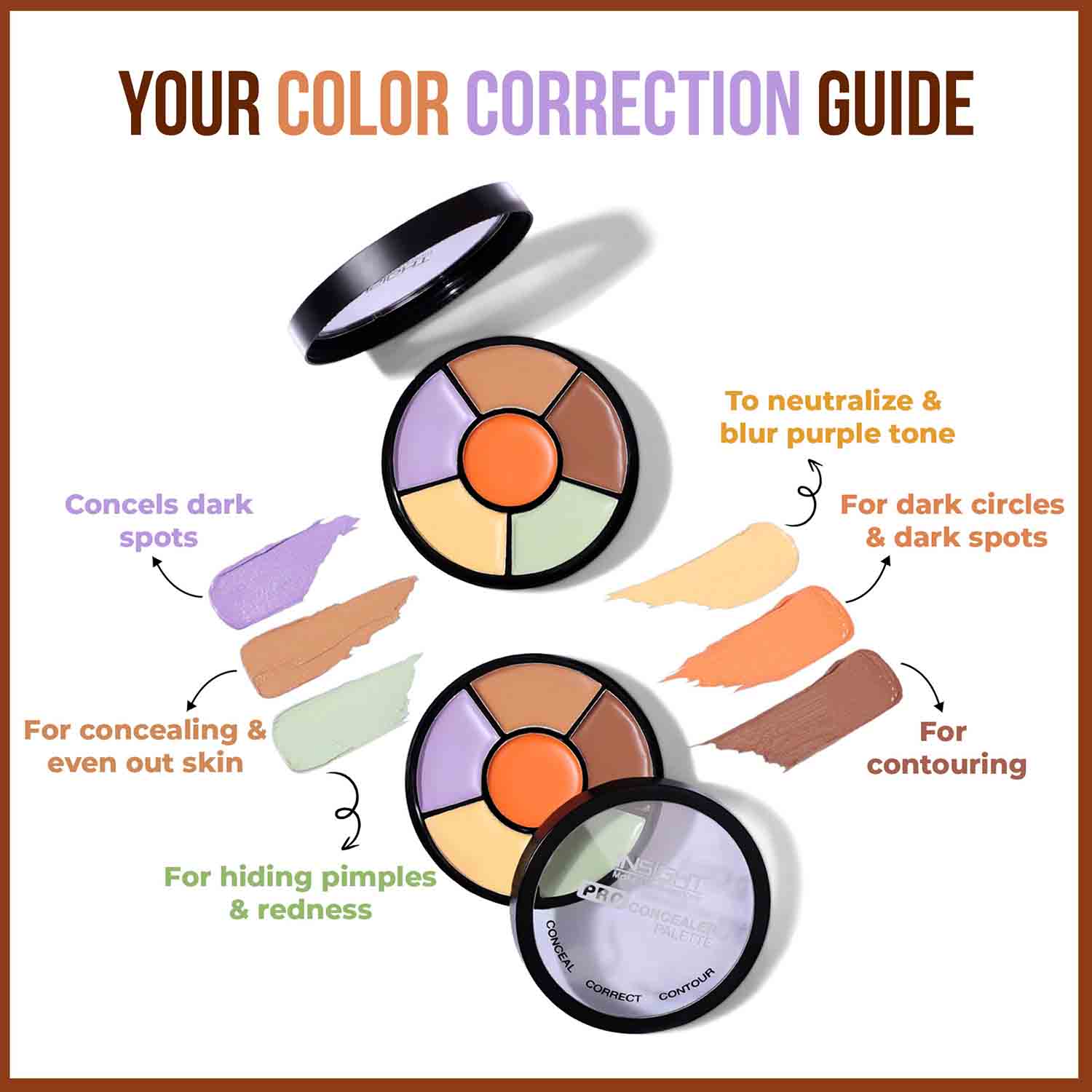 INSIGHT PRO CONCEALER PALETTE 15G — photo 3