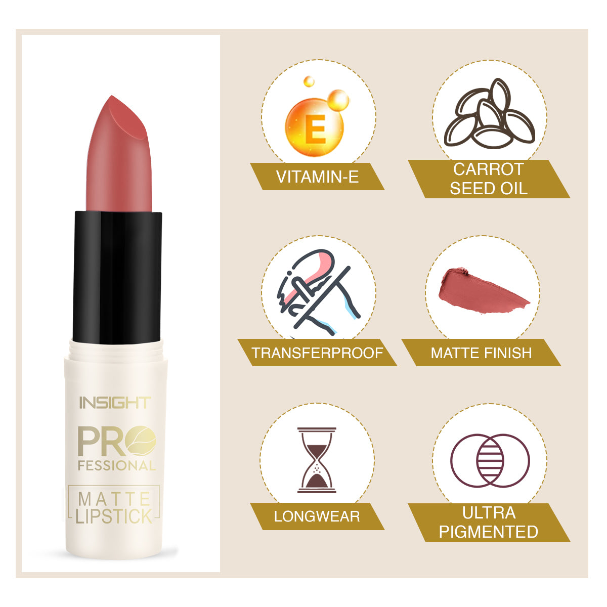 INSIGHT PRO MATTE LIPSTICK 4.2G — photo 3