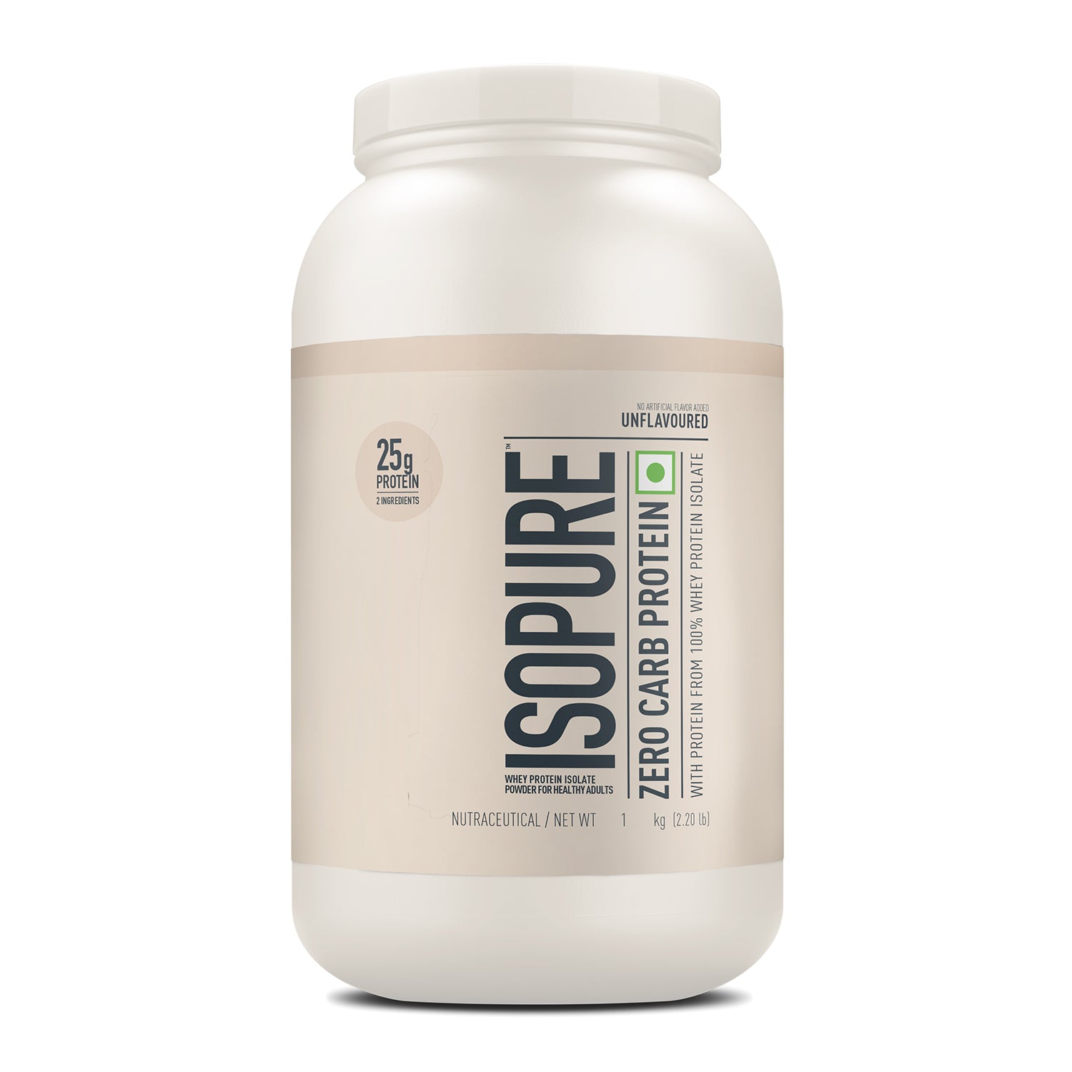 Isopure Zero Carb Protein 1kg / 2.2 lbs (Unflavoured), 1kg