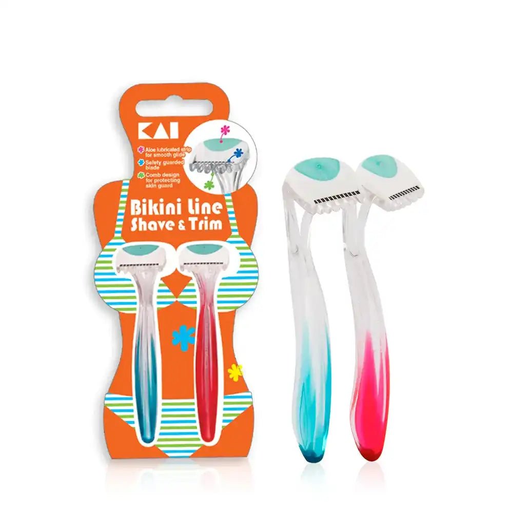 KAI BIKINI LINE SHAVE AND TRIM TWIN PACK
