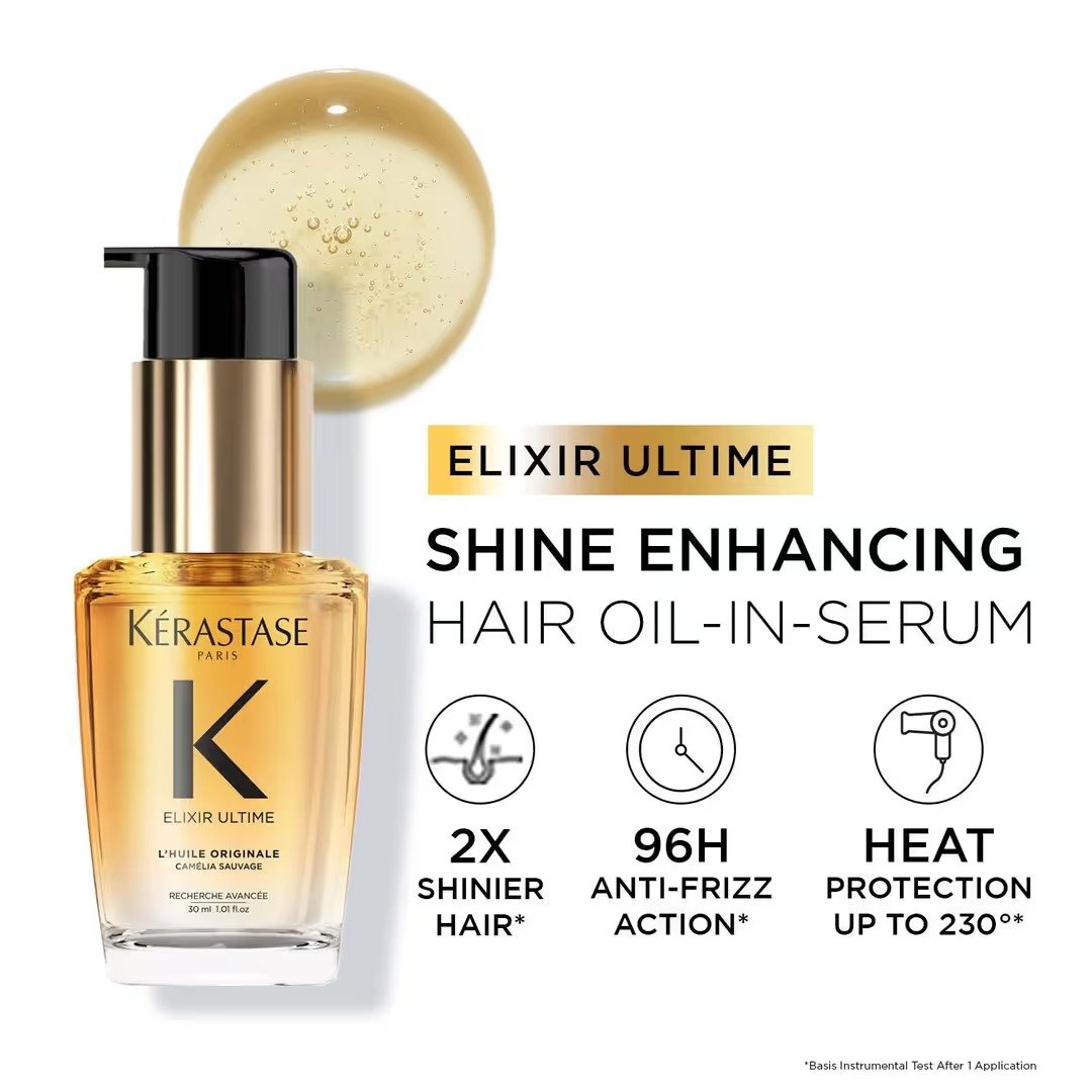 KERASTASE ELIXIR ULTIME L HUILE ORIGINALE VERSATILE BEAUTIFYING OIL 30ML