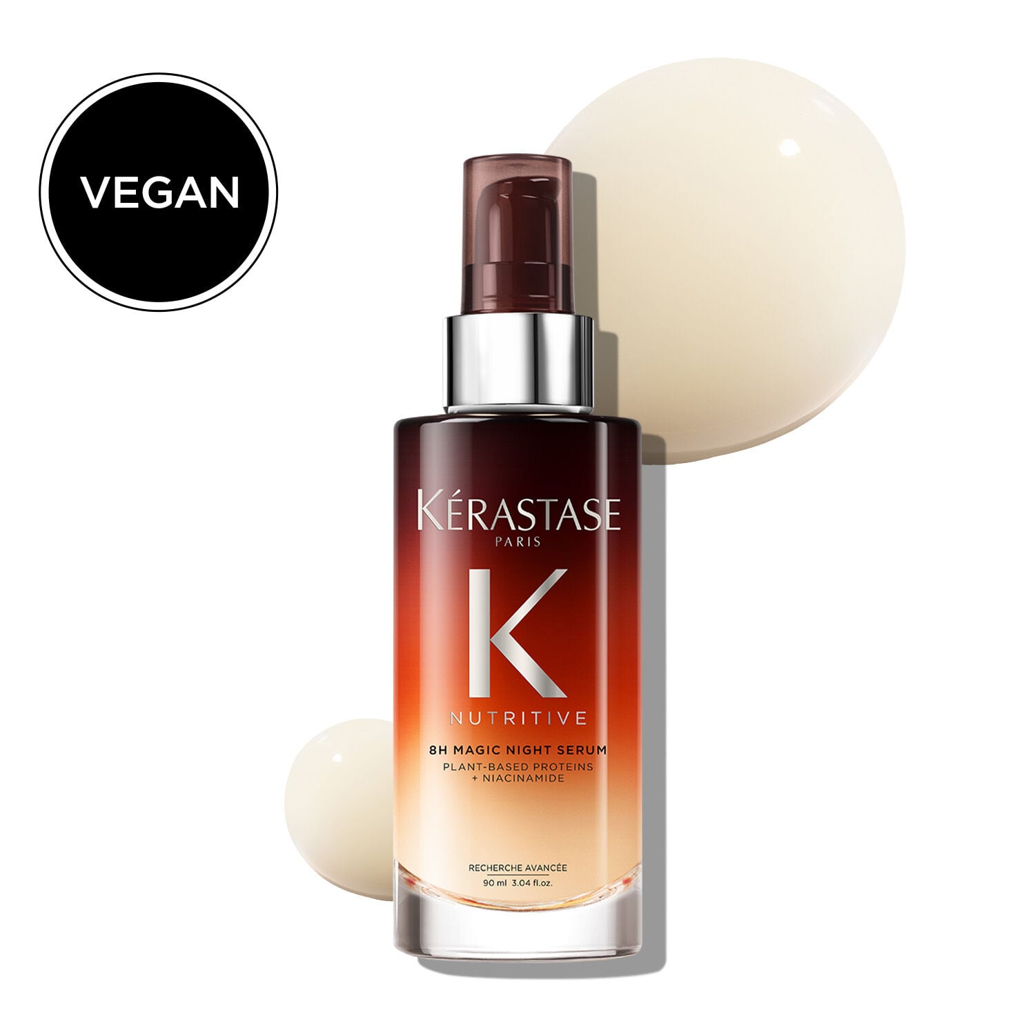 KERASTASE PARIS NUTRITIVE 8H MAGIC NIGHT SERUM OVERNIGHT BEAUTY SLEEP 90ML