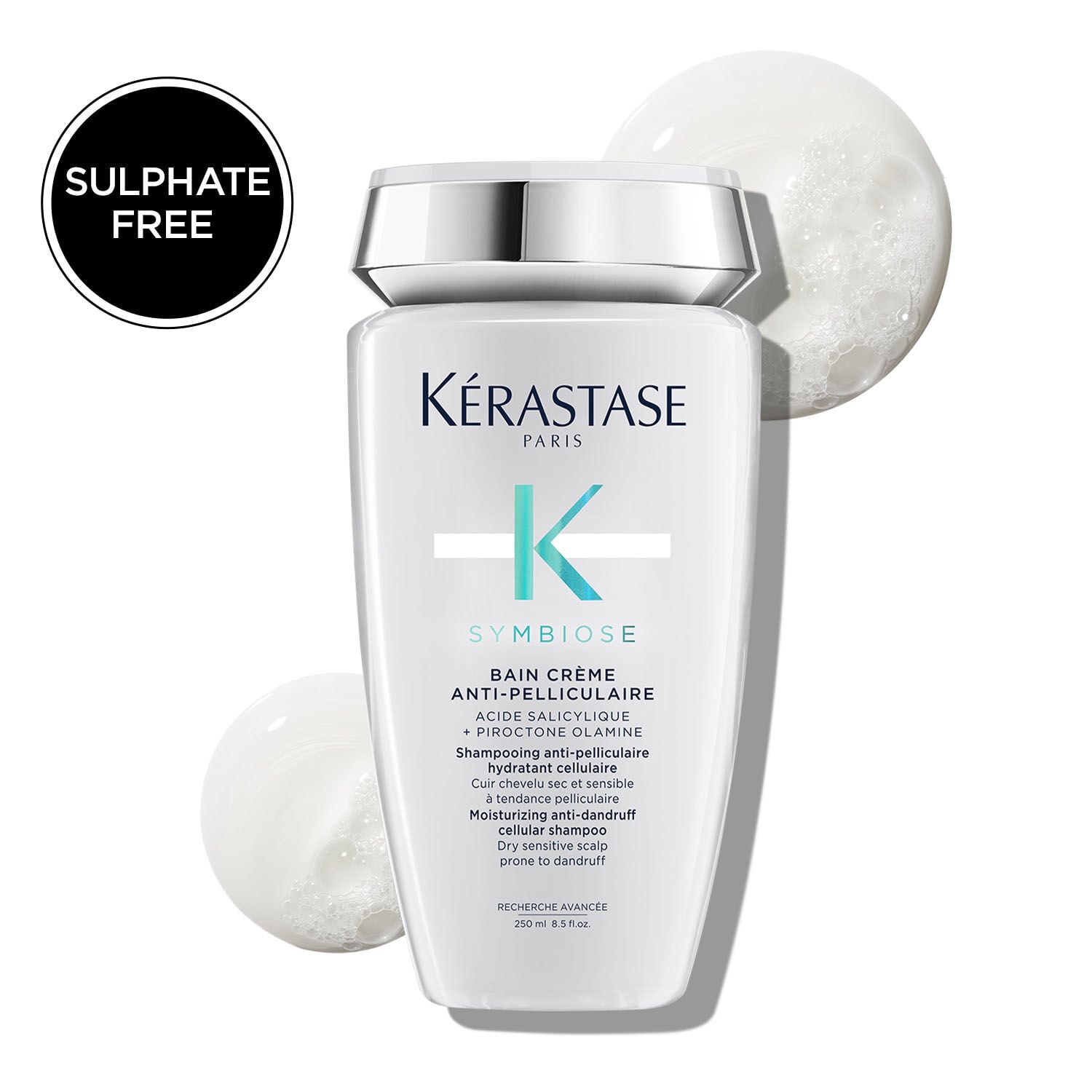 KERASTASE PARIS SYMBIOSE BAIN CREME ANTI DANDRUFF SHAMPOO 250ML