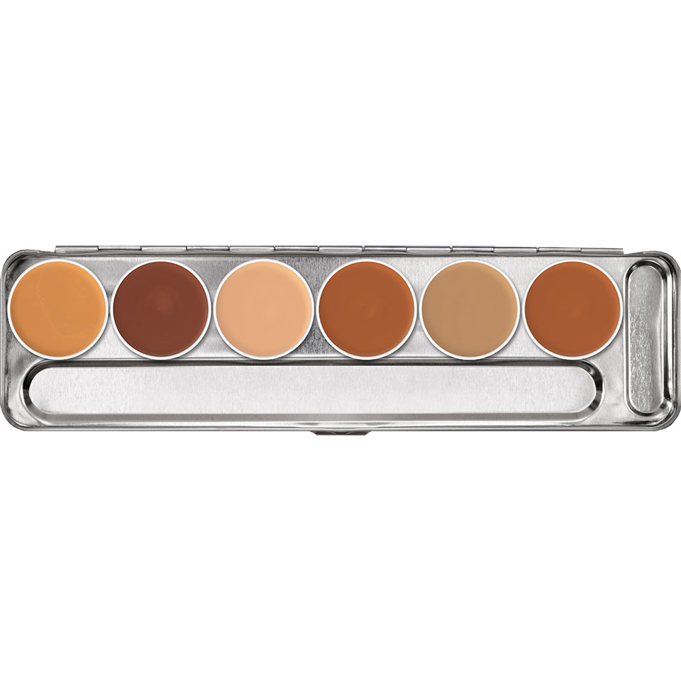 Kryolan Dermacolor Camouflage Creme Palette, Bridal, 6Colors — photo 4