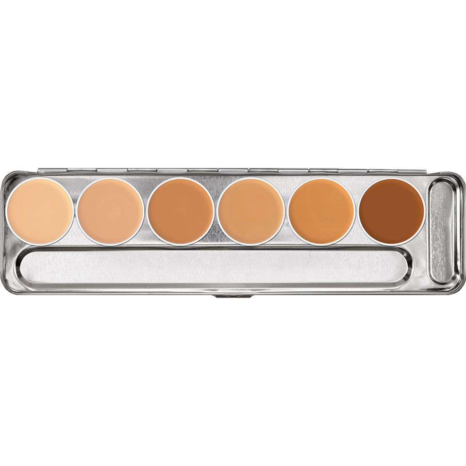 Kryolan Dermacolor Camouflage Creme Palette, Chennai, 6Colors — photo 4