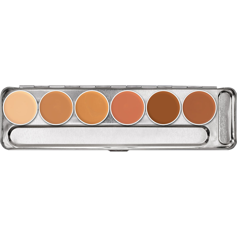 Kryolan Dermacolor Camouflage Creme Palette, Chennai, 6Colors — photo 2