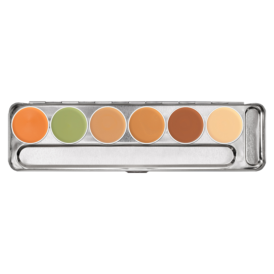 Kryolan Dermacolor Camouflage Creme Palette, Chennai, 6Colors — photo 3