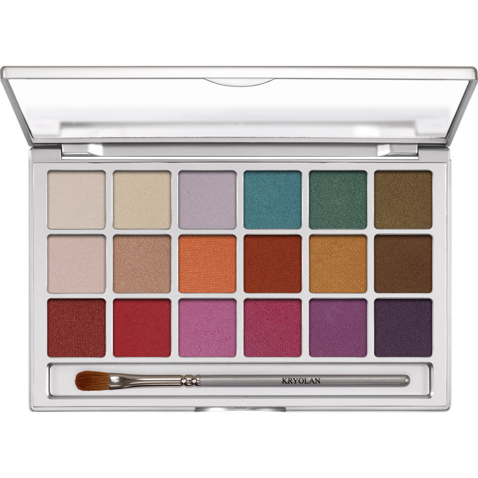 Kryolan Eye Shadow Variety 18 Colors, Bridal — photo 4