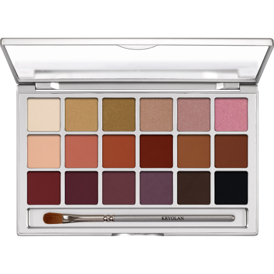 Kryolan Eye Shadow Variety 18 Colors, V6