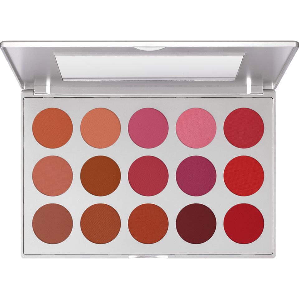 Kryolan Professional Blusher Set 15 Colors, Bridal — photo 2
