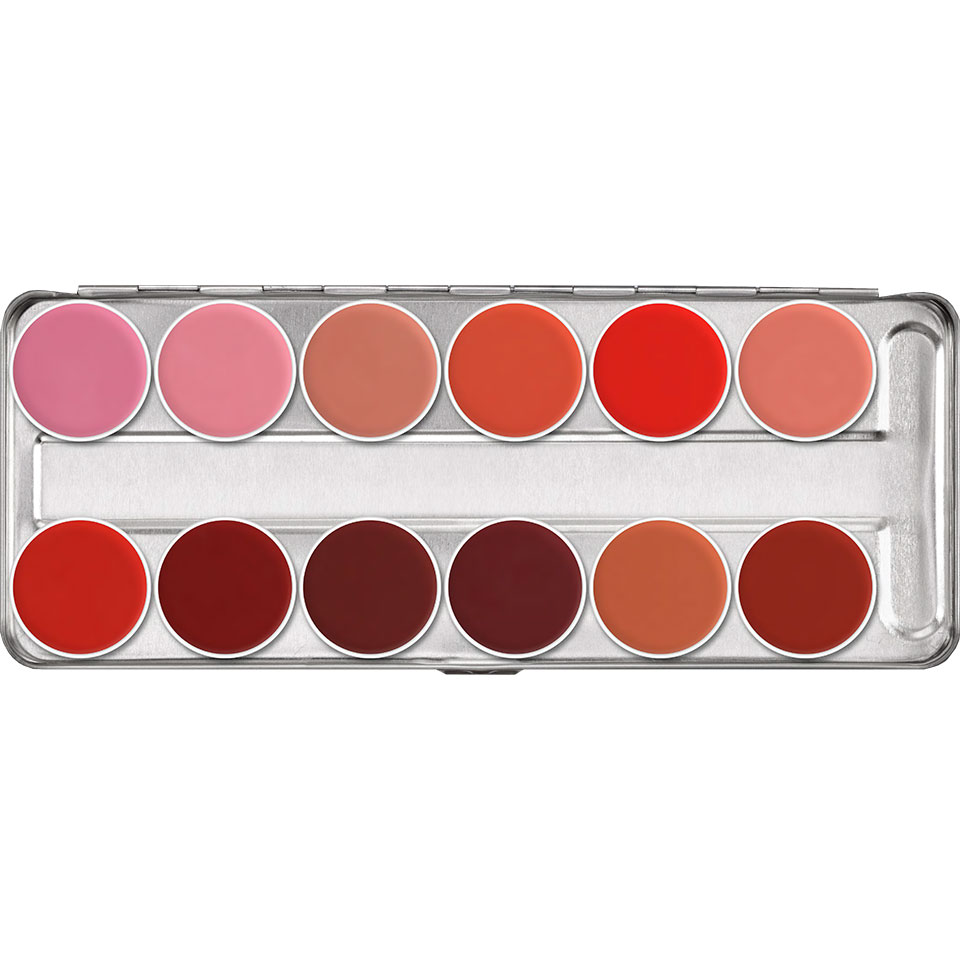 KRYOLAN PROFESSIONAL MAKEUP LIP ROUGE SET MIRROR PALETTE WITH 18COLORS 40G — photo 2