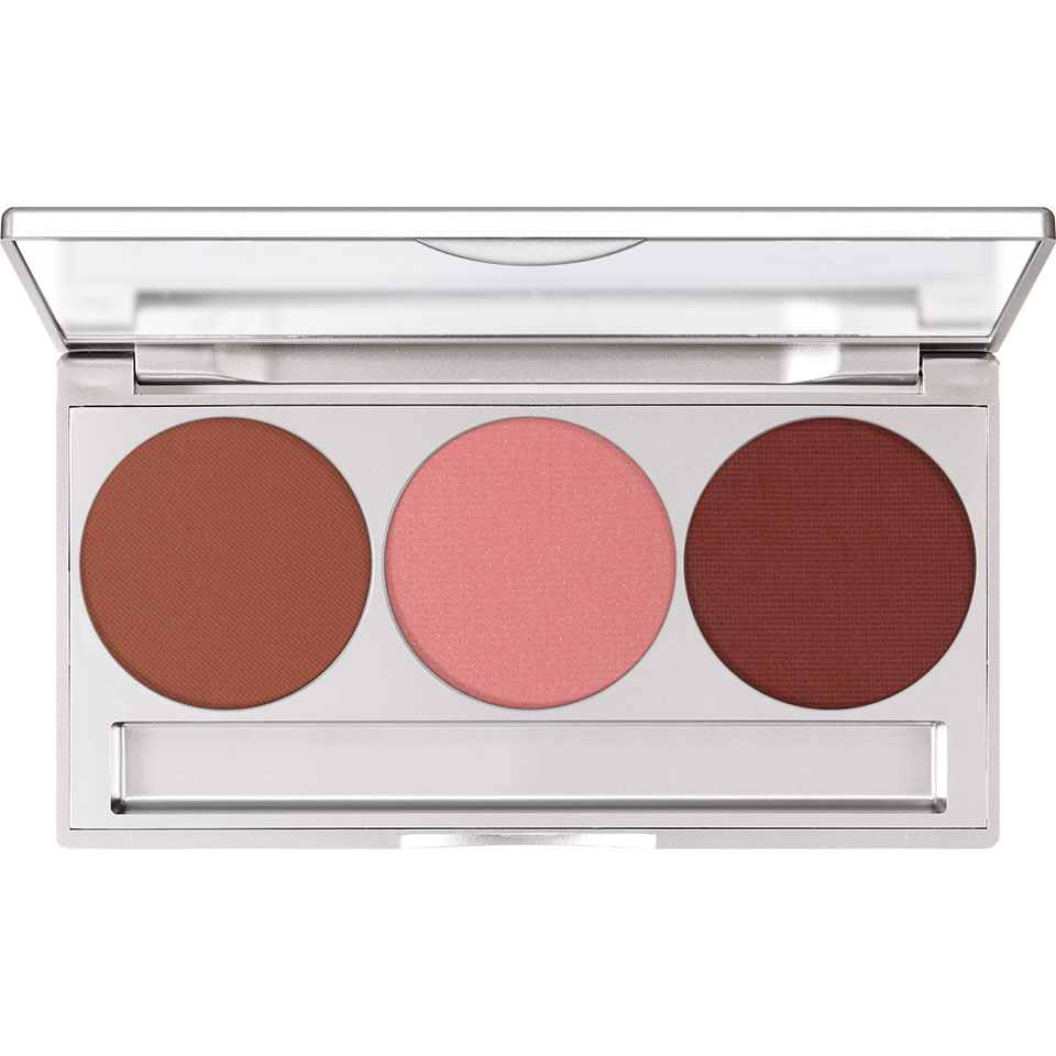 KRYOLAN PROFESSIONAL TRIO BLUSHER SET MAGNETIC 7.5G