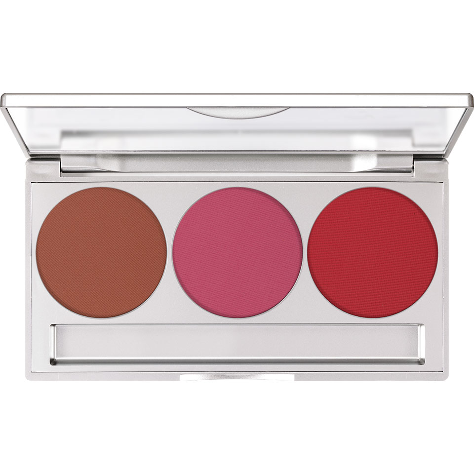KRYOLAN PROFESSIONAL TRIO BLUSHER SET MAGNETIC 7.5G — photo 2