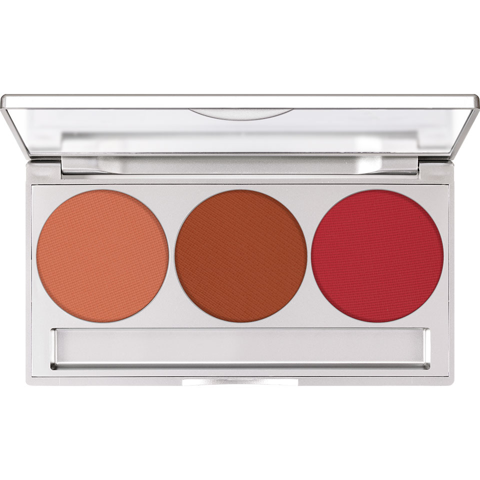 KRYOLAN PROFESSIONAL TRIO BLUSHER SET MAGNETIC 7.5G — photo 3