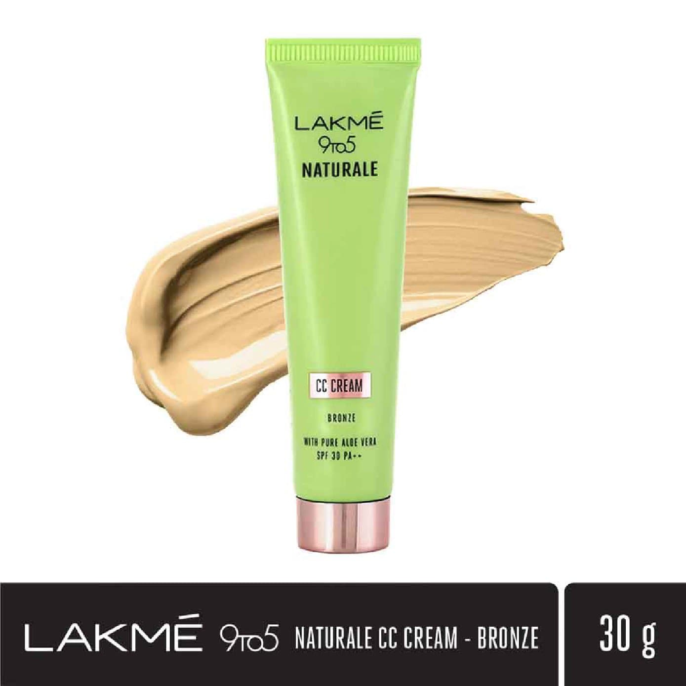 LAKME 9 TO 5 CC CREAM SPF30 PA++ 03 BRONZE 30G — photo 2