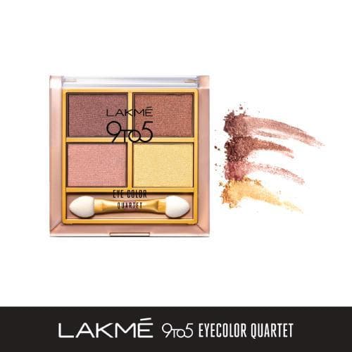 Lakme 9 to 5 Eye Color Quartet Eye Shadow Desert Rose 7g