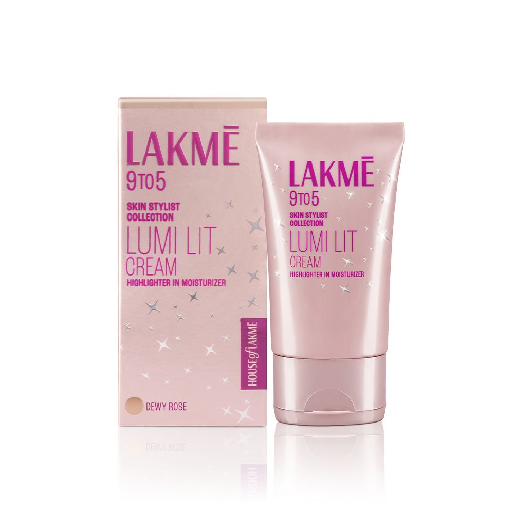 LAKME 9 TO 5 LUMI LIT CREAM DEWY ROSE 30G