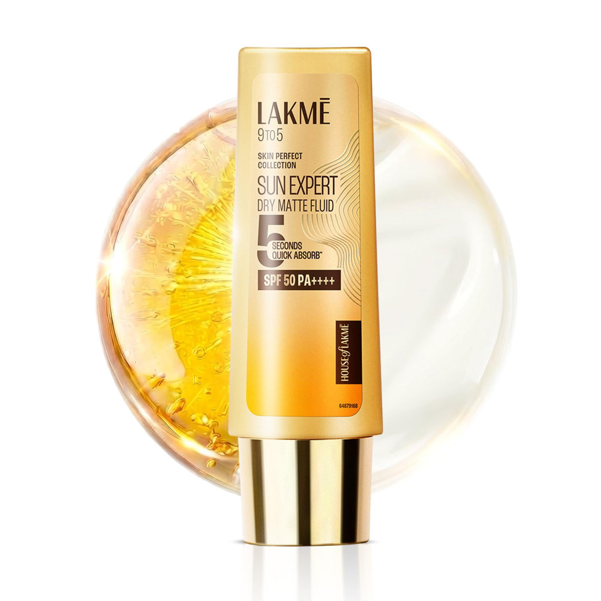 LAKME 9 TO 5 SUN EXPERT DRY MATTE FLUID SPF50 PA++++ 50ML — photo 3