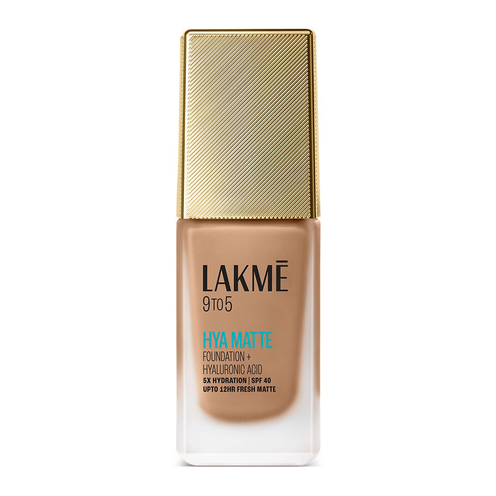 LAKME 9 TO 5 SUN EXPERT HYA MATTE FOUNDATION +HYALURONIC ACID W320 WARM CARAMEL 25ML