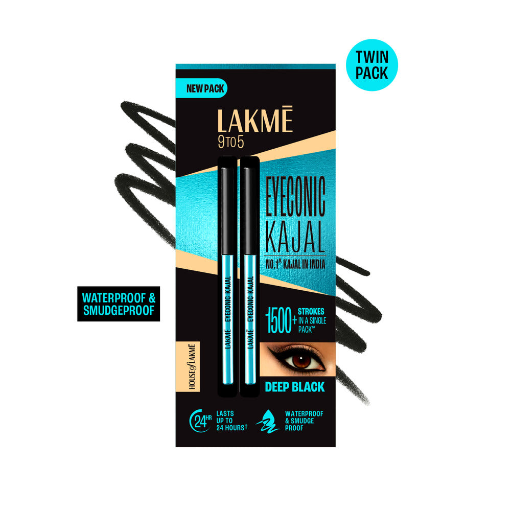 Lakme India Lakmē 9 to 5 Eyeconic Kajal Twin Pack — photo 2
