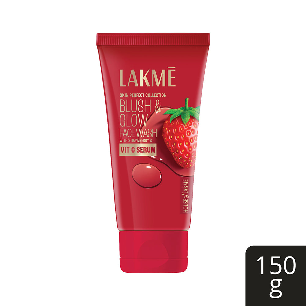 Lakme India Lakmē Blush & Glow Strawberry Freshness Gel Face Wash with Strawberry Extracts, 150g — photo 2