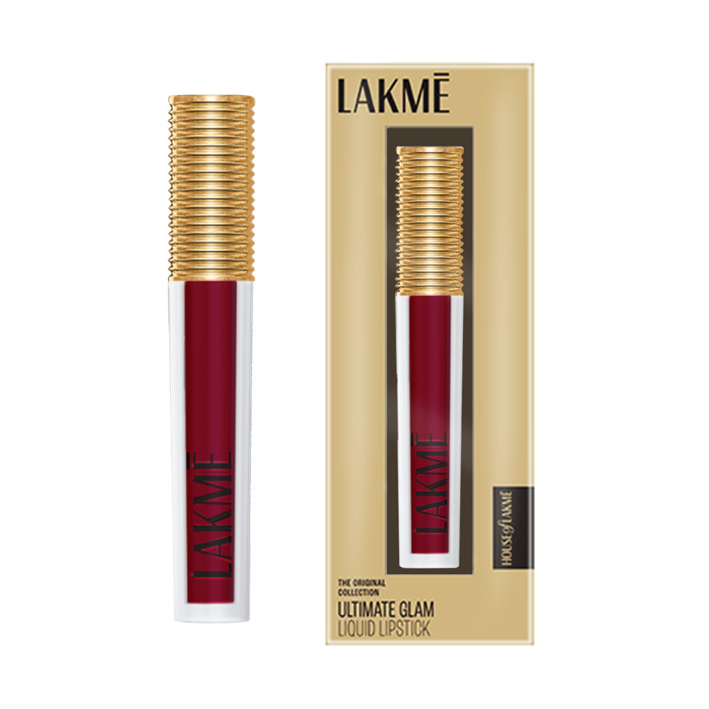 LAKME ULTIMATE GLAM LIQUID LIPSTICK 22 RED WINE 4.2ML