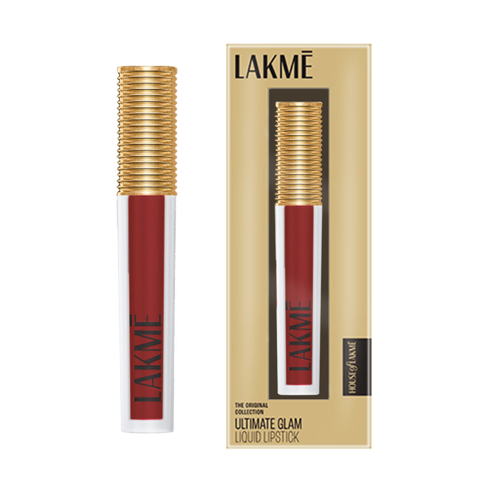 LAKME ULTIMATE GLAM LIQUID LIPSTICK 4CRIMSON ROSE 4.2ML