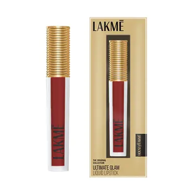 LAKME ULTIMATE GLAM LIQUID LIPSTICK 4CRIMSON ROSE 4.2ML