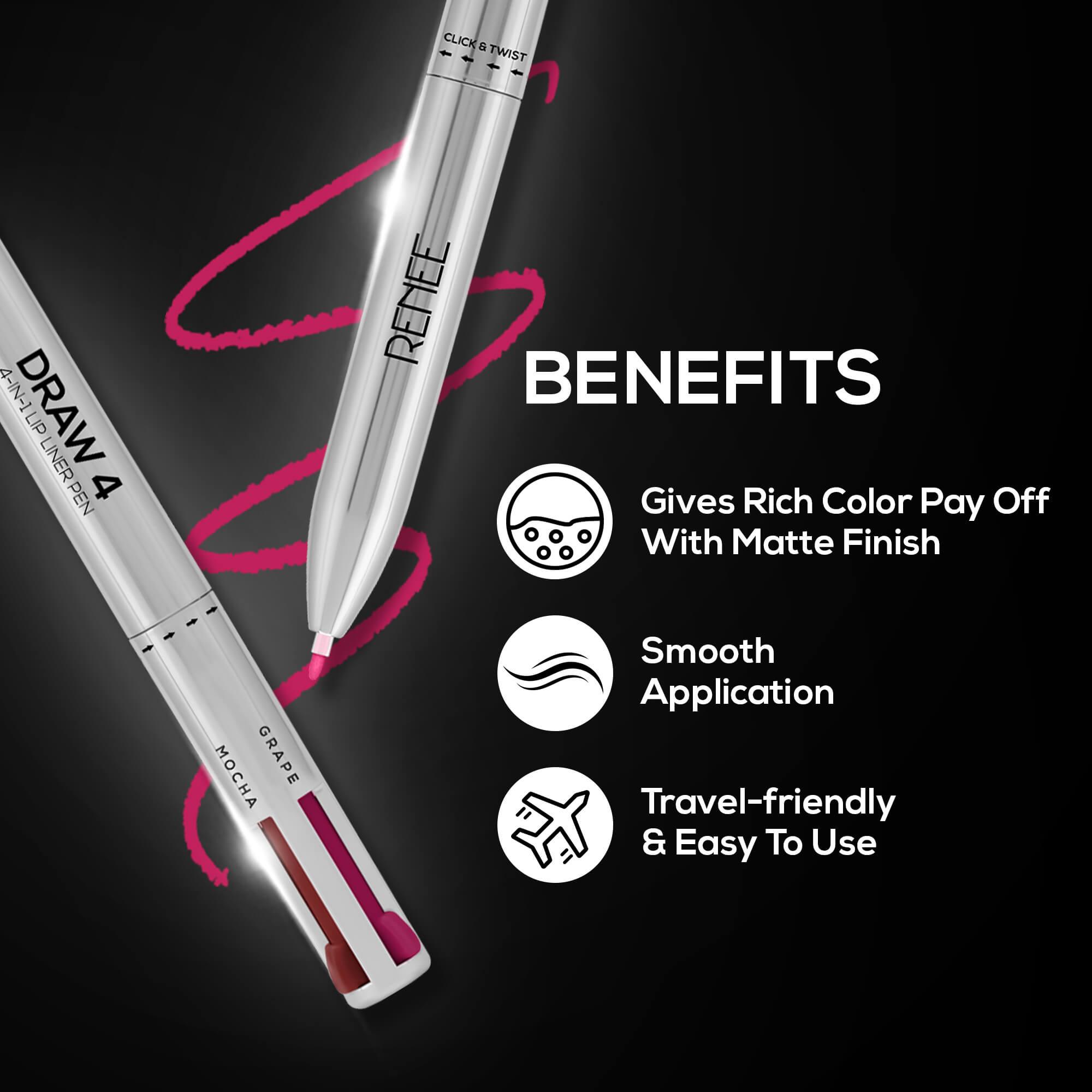 Lips RENEE Draw 4 4-IN-1 Lip Liner — photo 2