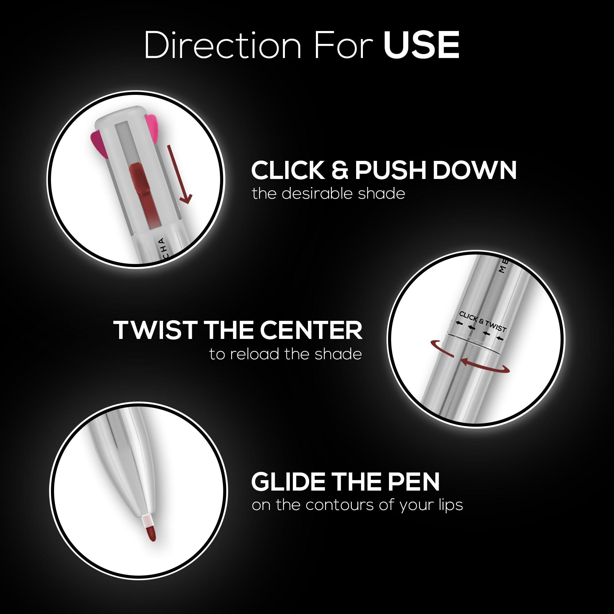 Lips RENEE Draw 4 4-IN-1 Lip Liner — photo 4