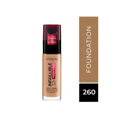 LOREAL INFAILLIBLE 32H FRESH WEAR FOUNDATION 260 30ML