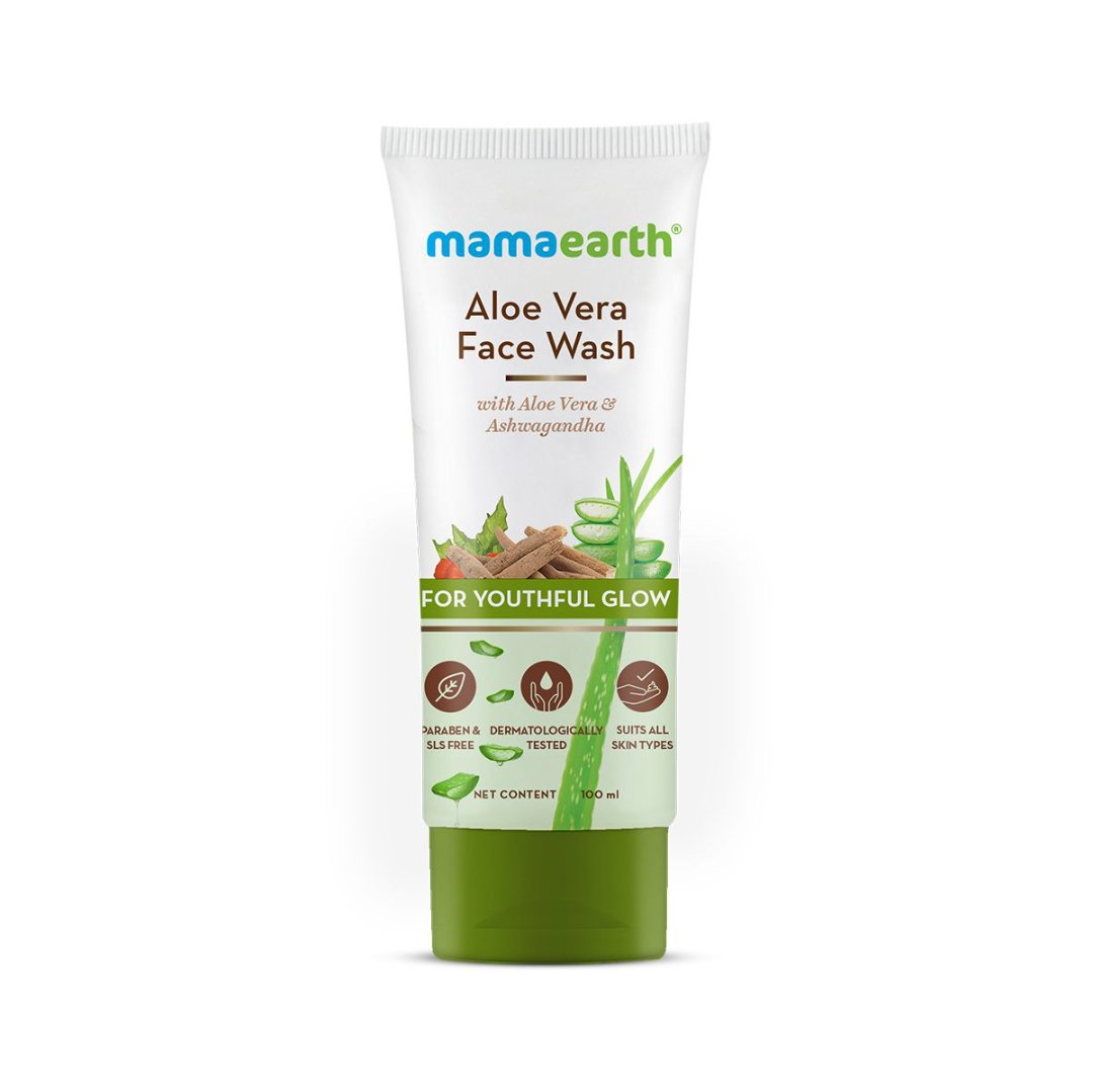 MAMA EARTH ALOE VERA FACE WASH 100ML