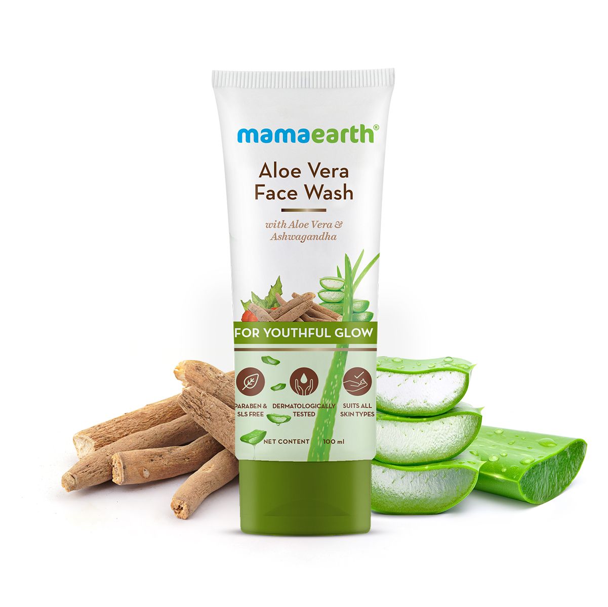 MAMA EARTH ALOE VERA FACE WASH 100ML — photo 2