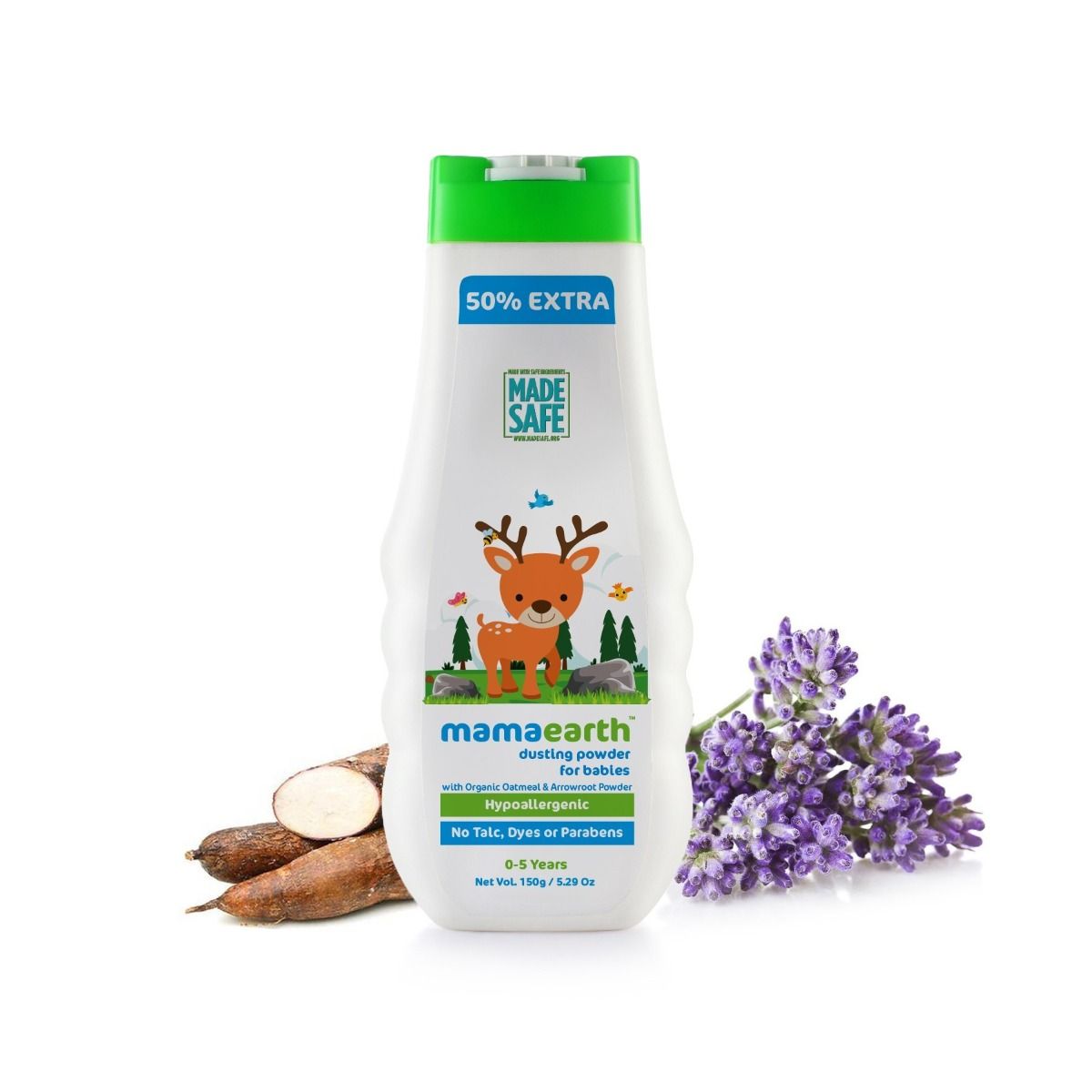MAMA EARTH BABY DUSTING POWDER 150G