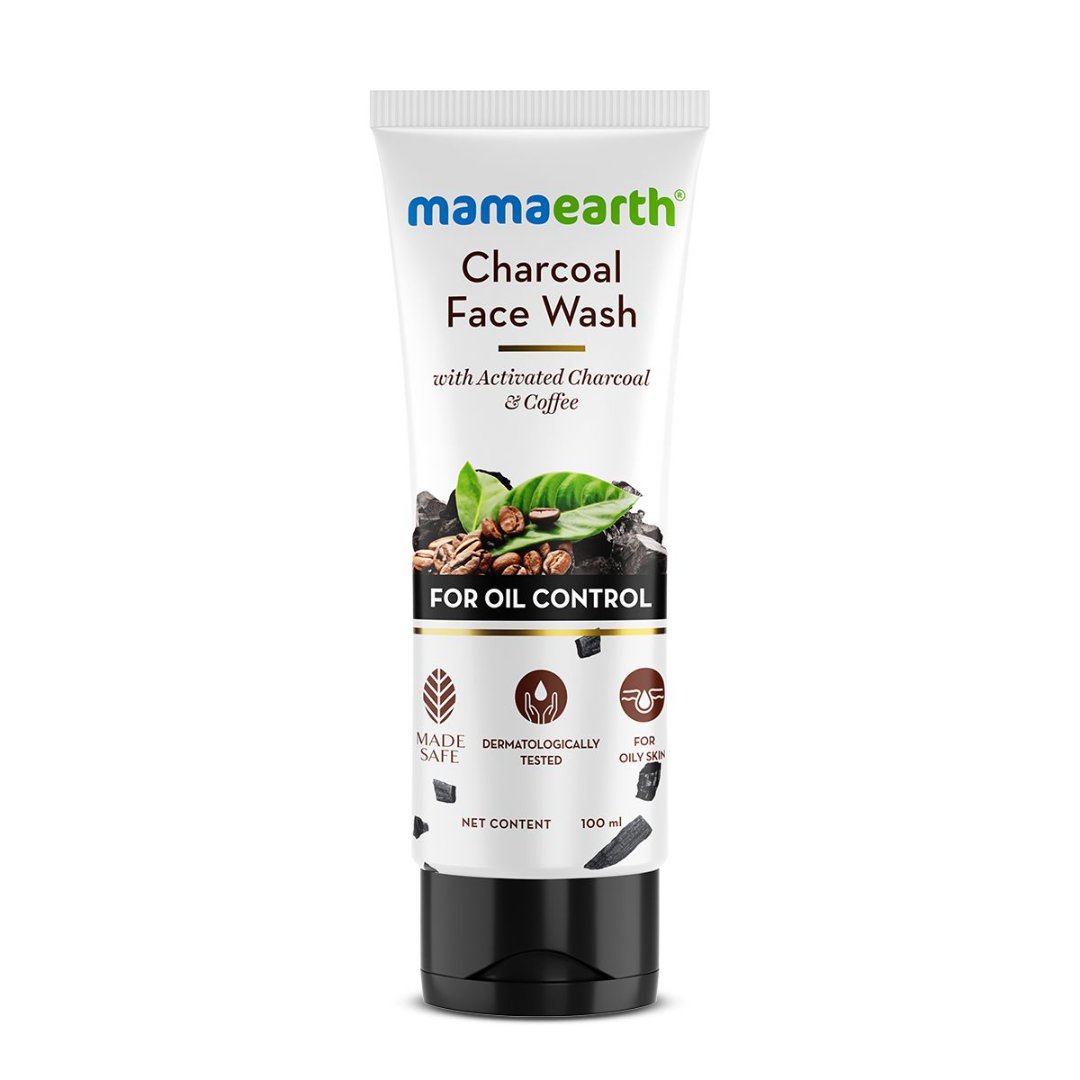 MAMA EARTH CHARCOAL FACE WASH FOR OIL CONTROL 100ML