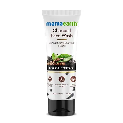 MAMA EARTH CHARCOAL FACE WASH FOR OIL CONTROL 100ML