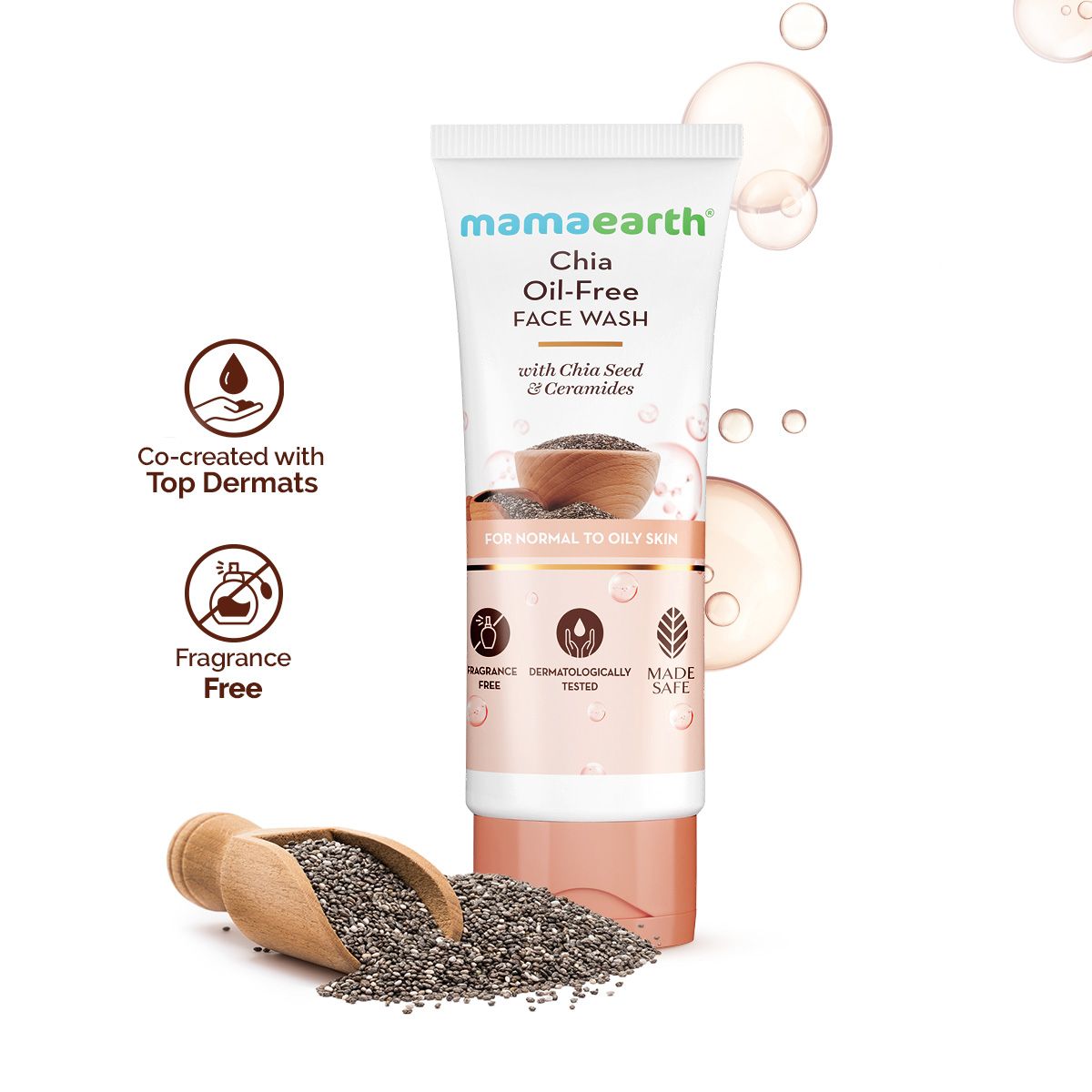 MAMA EARTH CHIA OIL FREE FACE WASH 100ML — photo 2