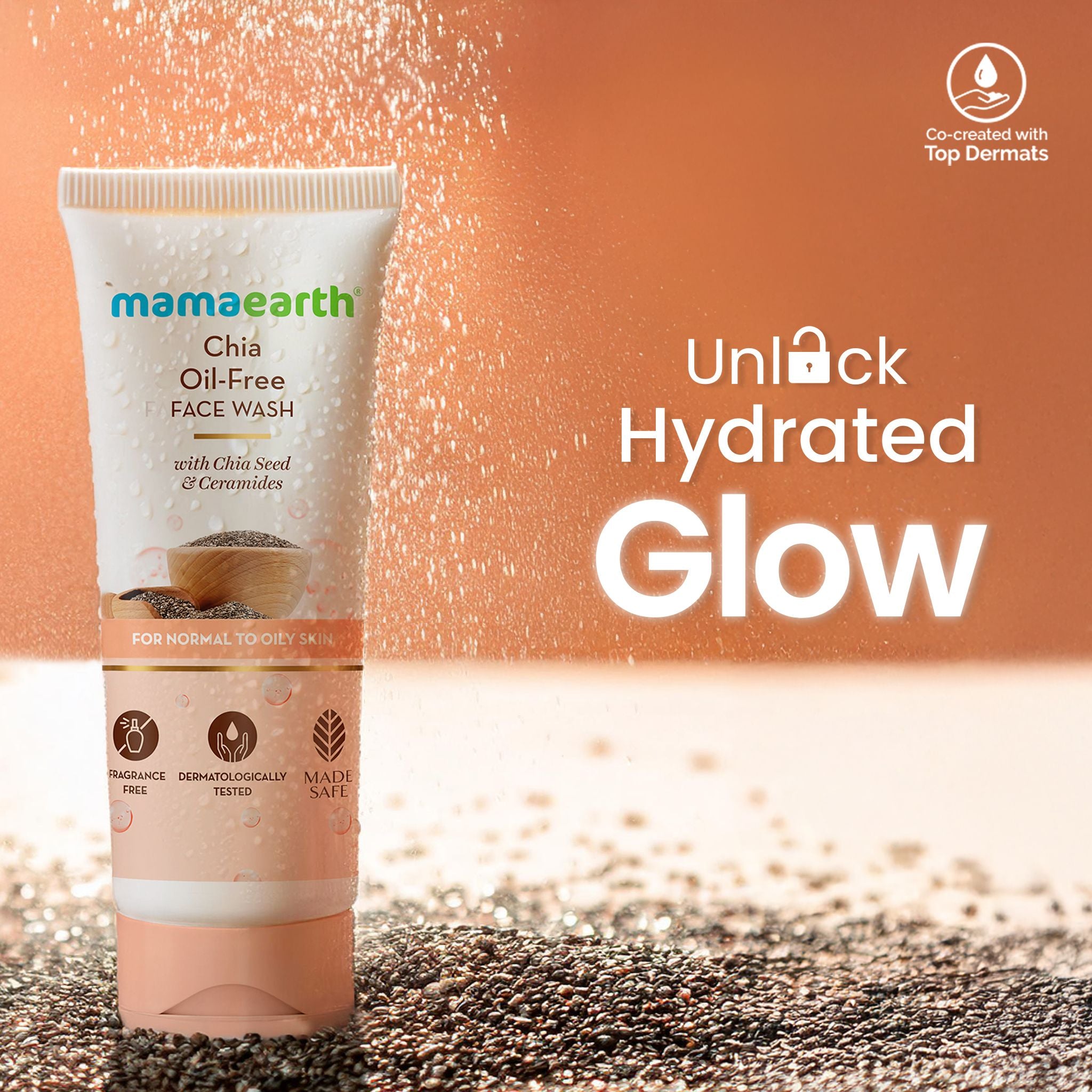 MAMA EARTH CHIA OIL FREE FACE WASH 100ML — photo 3