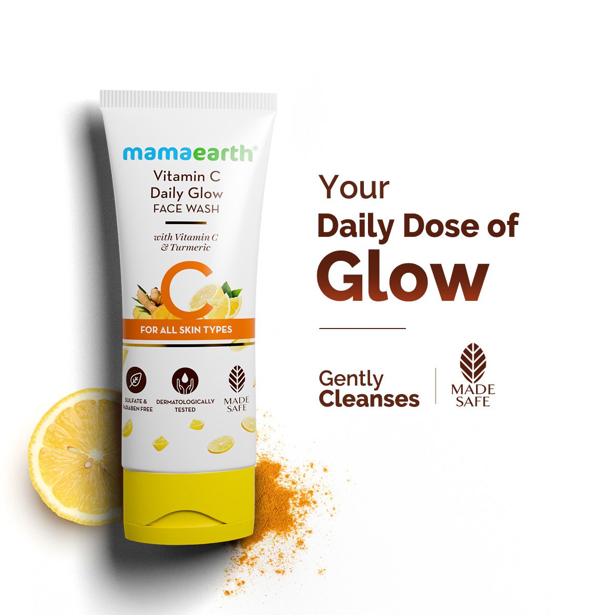 MAMA EARTH VITAMIN C DAILY GLOW FACE WASH 100ML — photo 2