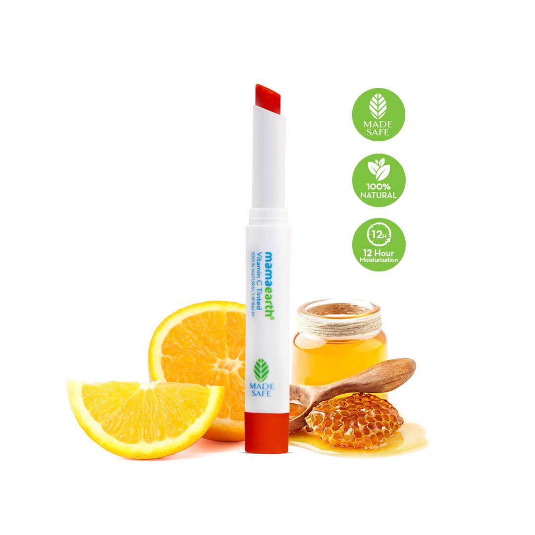 MAMA EARTH VITAMIN C & HONEY TINTED LIP BALM 2G — photo 2