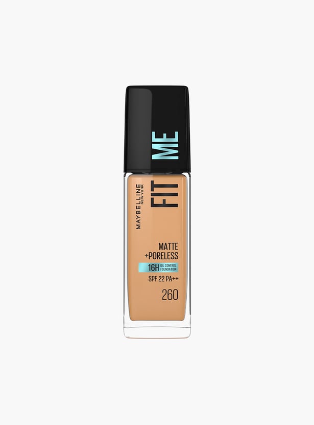 MAYBELLINE FIT ME MATTE + PORELESS 16H OIL CONTROL FOUNDATION 260 30ML