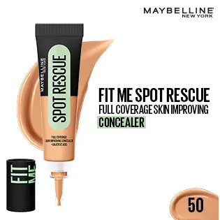 Maybelline New York Fit Me Spot Rescue Concealer, 50